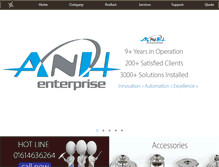 Tablet Screenshot of anhenterprise.com